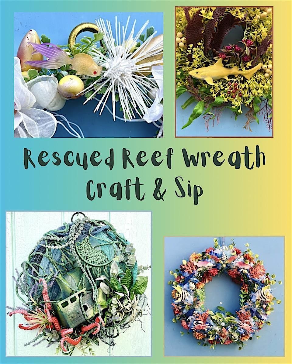 Rescued Reef Wreath Craft and Sip, 14 June | Event in Portland | AllEvents