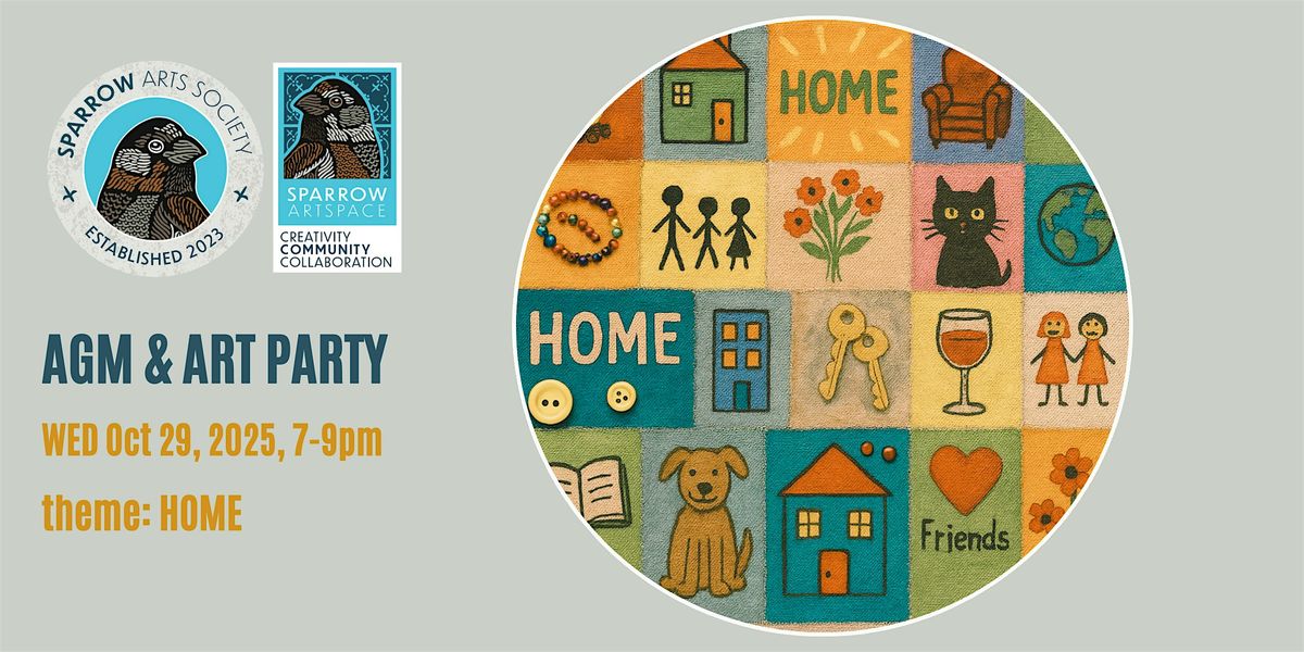 Sparrow Arts Society’s AGM & Art Party!, 29 October | Event in Calgary | AllEvents