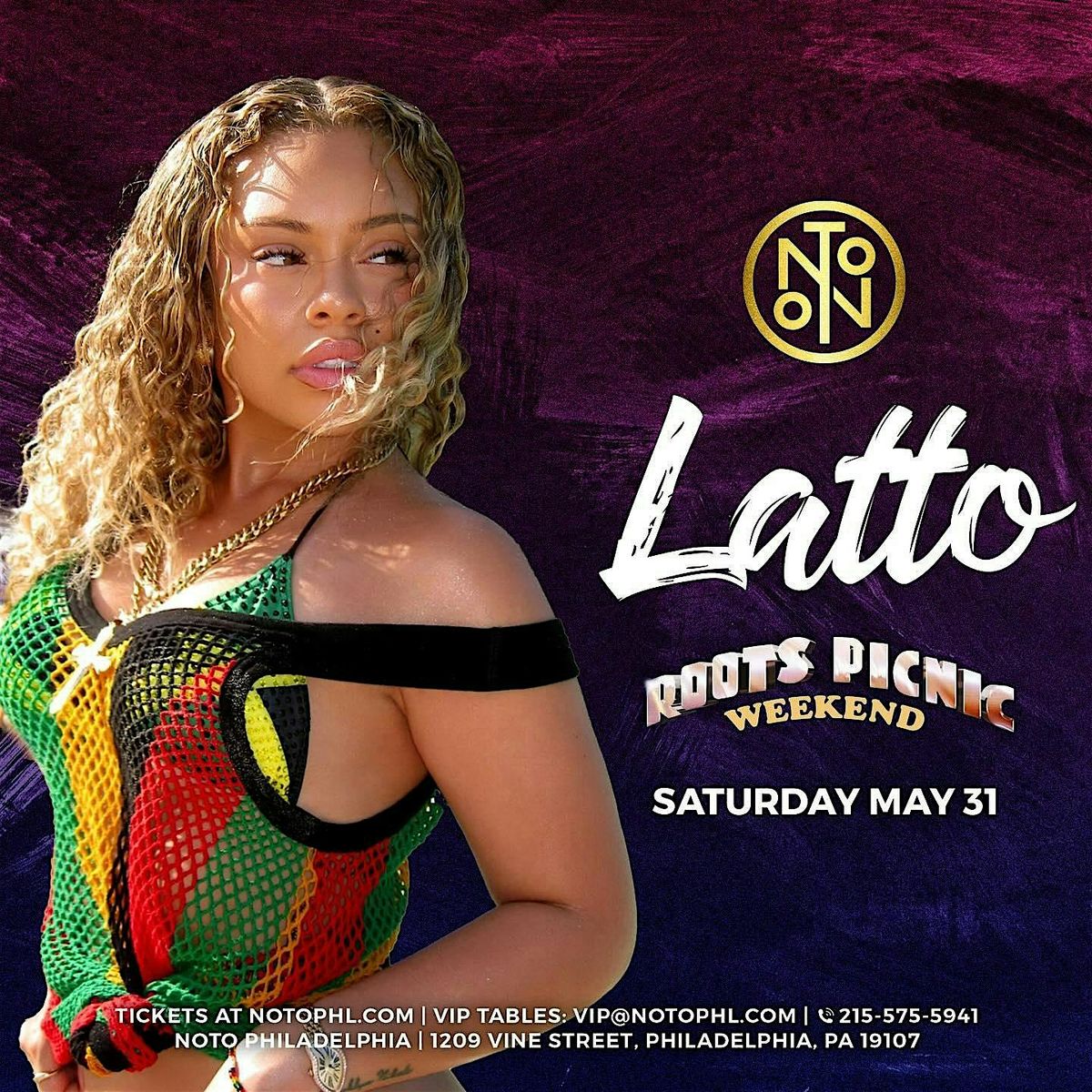 LATTO  @ Noto Philly May 31 - Roots Picnic, 31 May | Event in Philadelphia | AllEvents