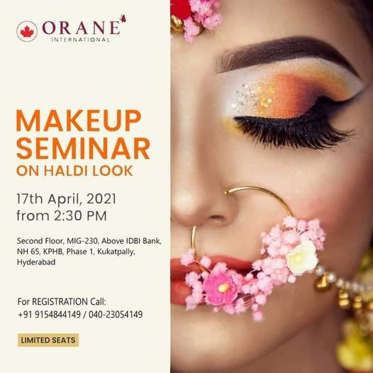 Look N Learn Makeup Seminar On Haldi Look Orane International School 