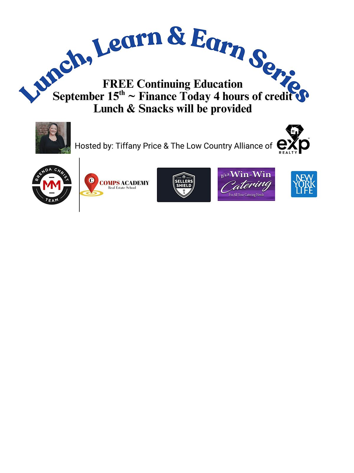 Lunch Learn and Earn $eries, 15 September | Event in North Charleston | AllEvents