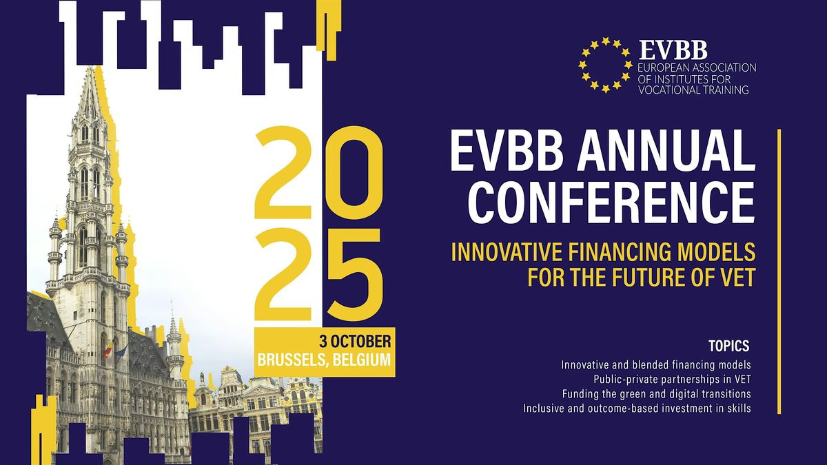 EVBB Annual Conference: Innovative Financing Models for the Future of VET, 3 October | AllEvents