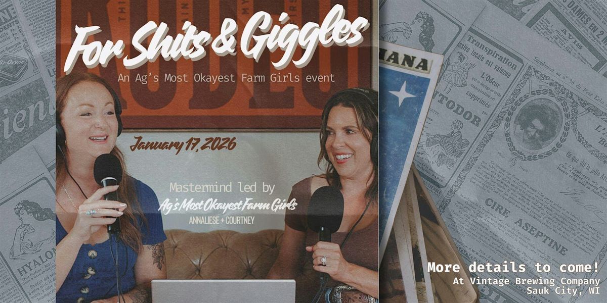 For Sh*ts and Giggles, 17 January | Event in Sauk City | AllEvents