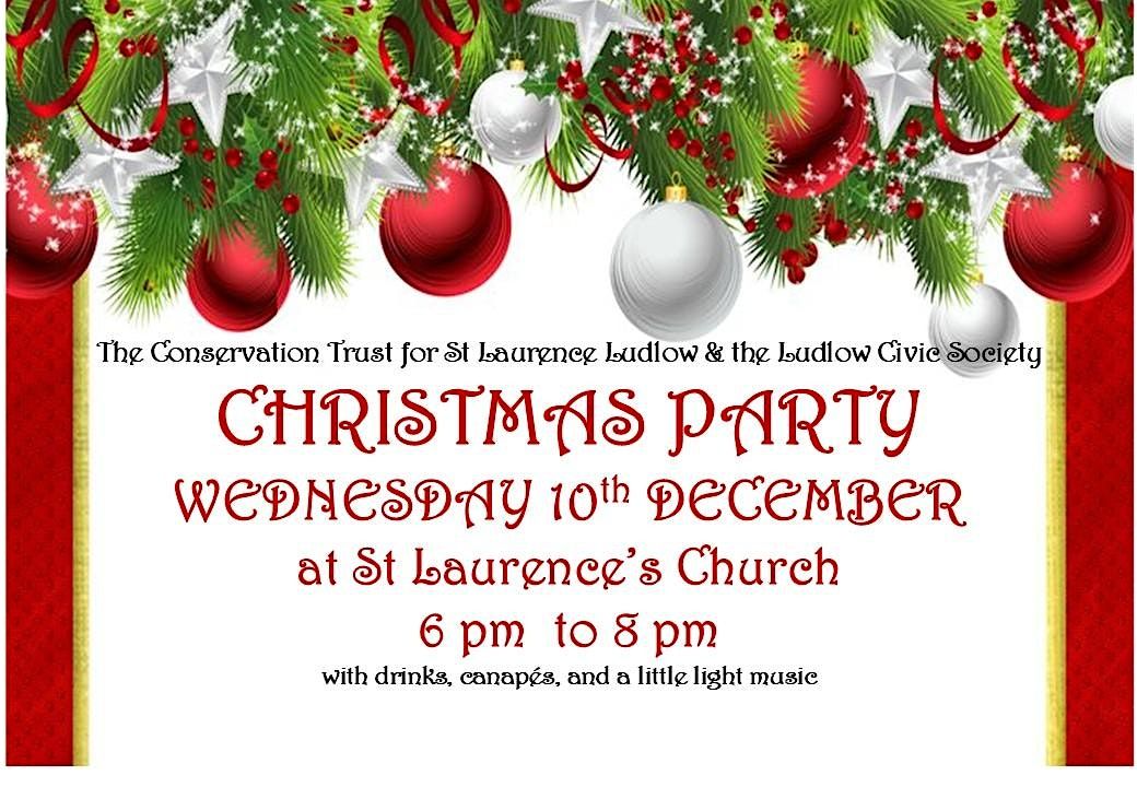 Ludlow Palmers and Civic Society Christmas Party | Event in Ludlow | AllEvents