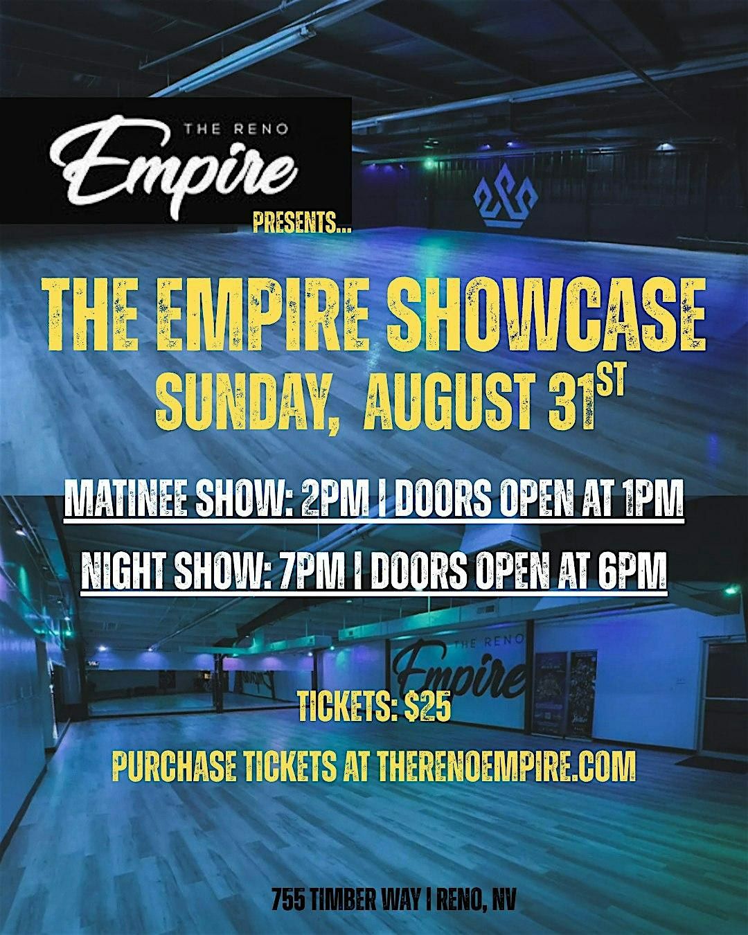 The Empire Showcase, 31 August | Event in Reno | AllEvents