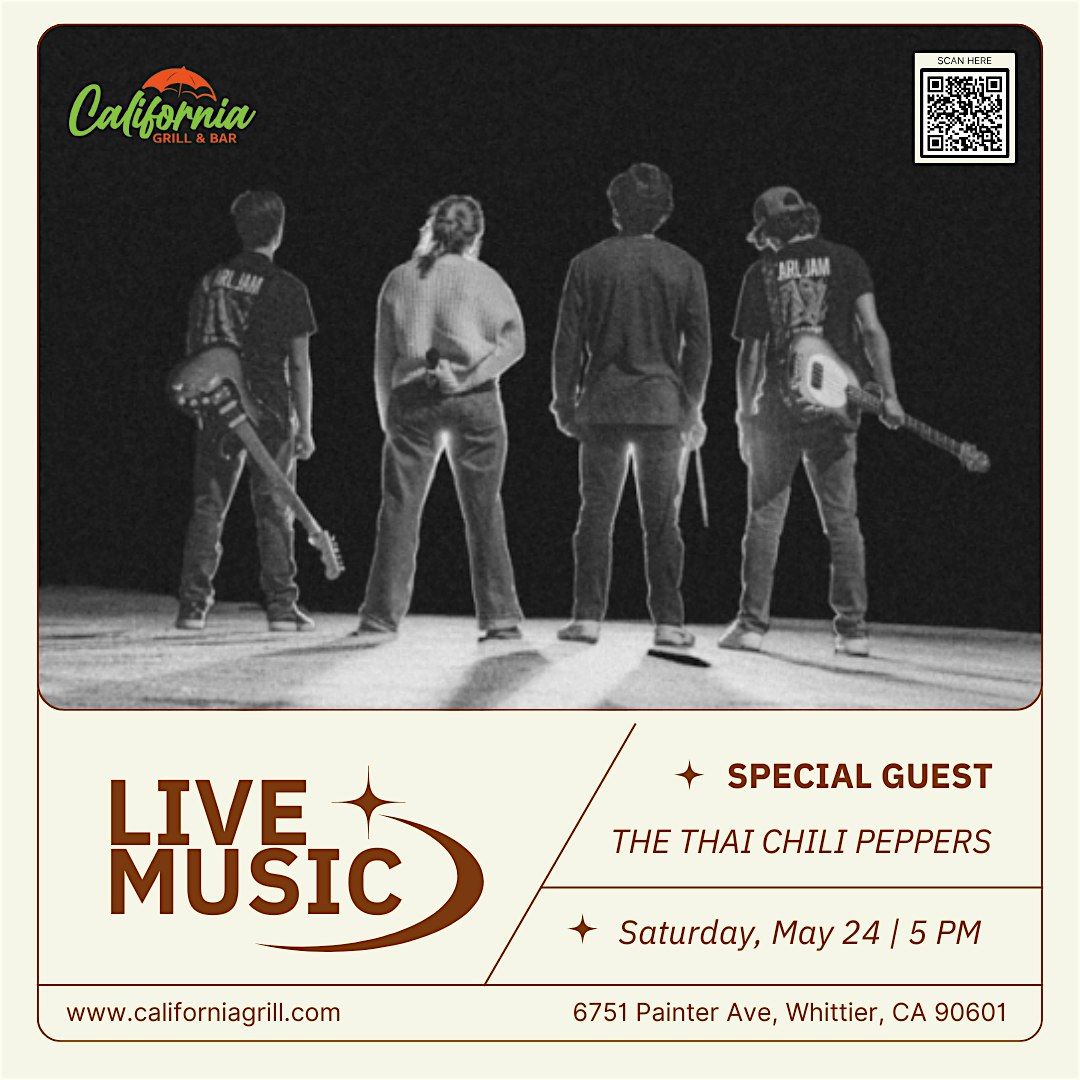 Live Music Featuring "The Thai Chili Peppers" | Event in Whittier | AllEvents