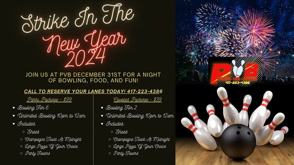 Strike in the New Year 2024!, 13765 S Business Highway 71 Pineville, MO, United States, Missouri