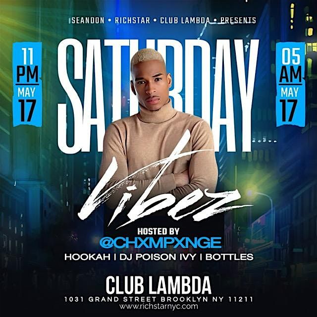 SATURDAY VIBEZ | Event in Brooklyn | AllEvents