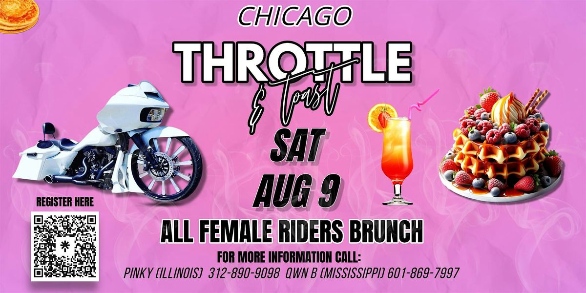 Throttle and Toast – All Female Riders Brunch, 9 August | Event in Bridgeview | AllEvents