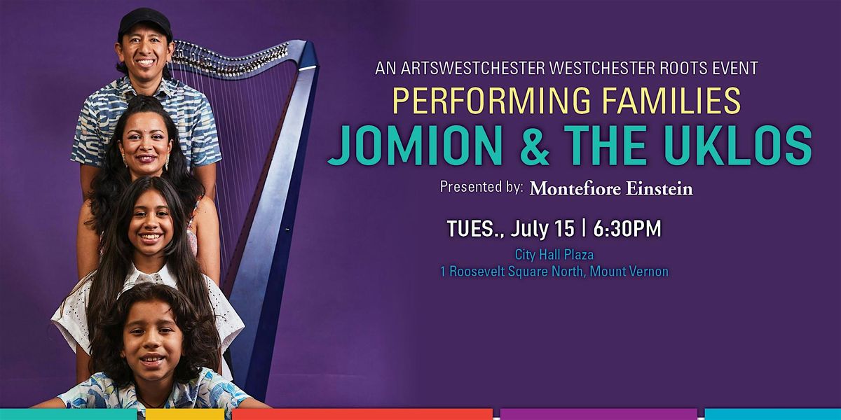 Performing Families: Jomion & The Uklos, 15 July | Event in Mount Vernon | AllEvents