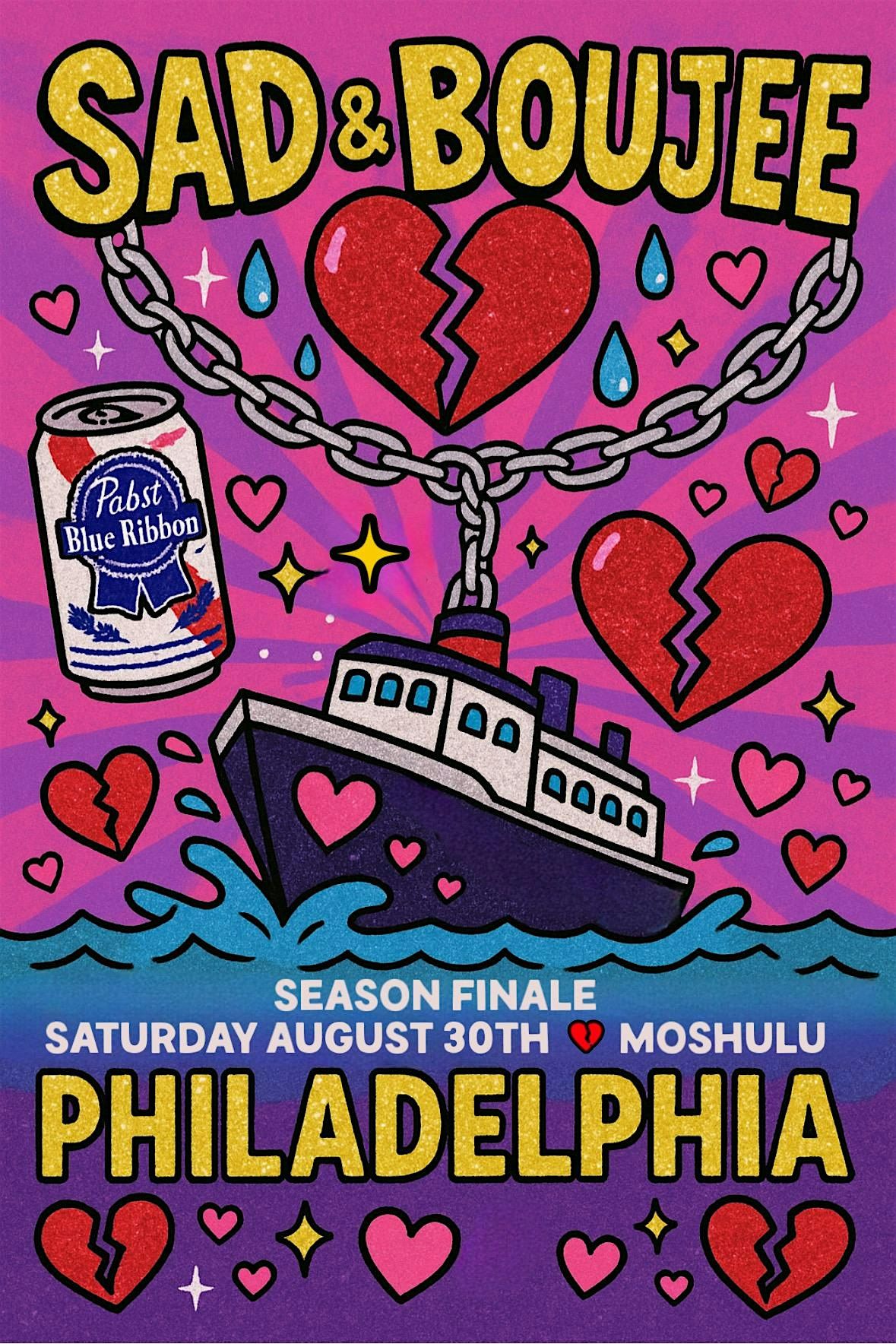 Sad & Boujee Boat Party! Summer Season Finale | Event in Philadelphia | AllEvents