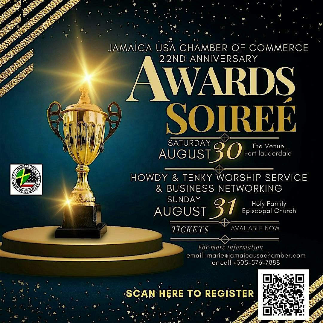 Jamaica USA Chamber of Commerce - 22nd Anniversary Awards Soiree | Event in Fort Lauderdale | AllEvents