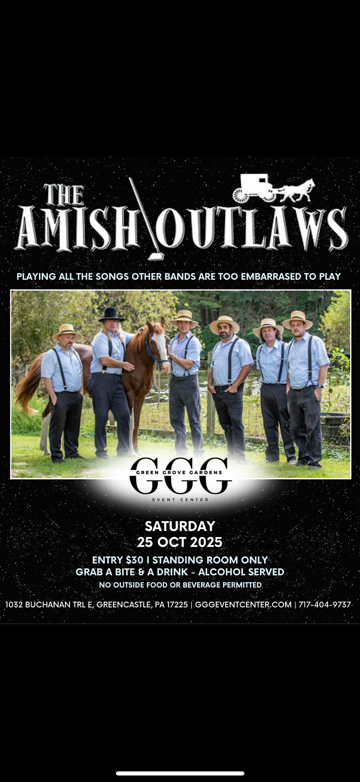 Amish Outlaws, 25 October | Event in Greencastle | AllEvents