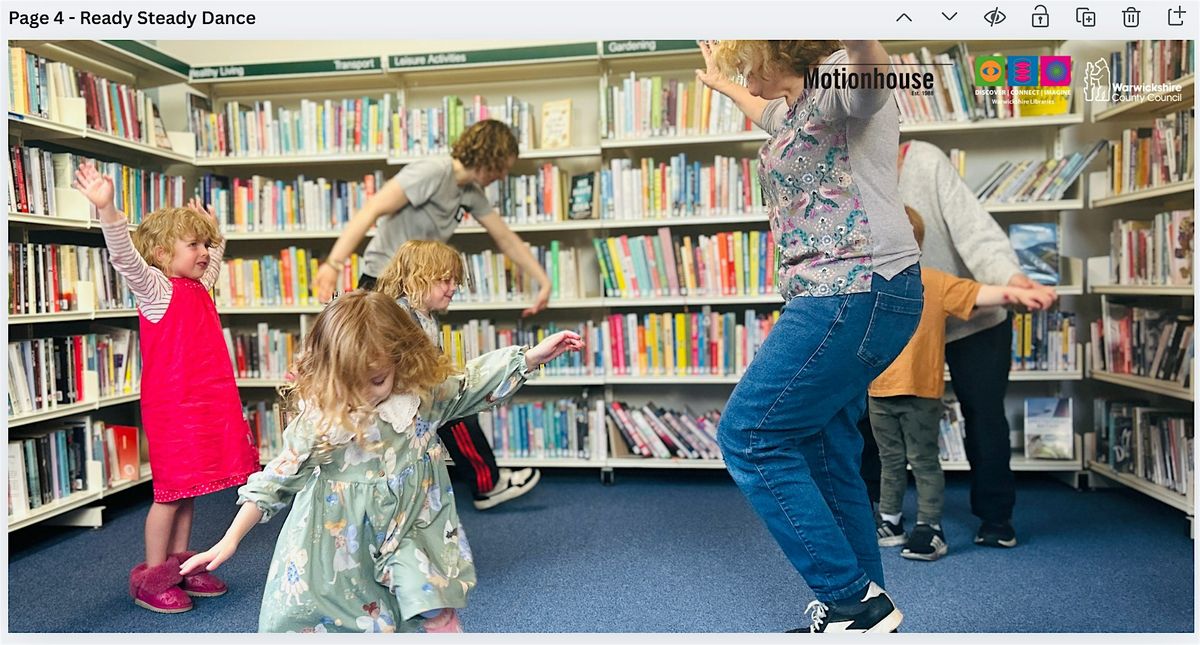 Ready Steady Dance at Lillington Library, 26 November | Event in Royal Leamington Spa | AllEvents