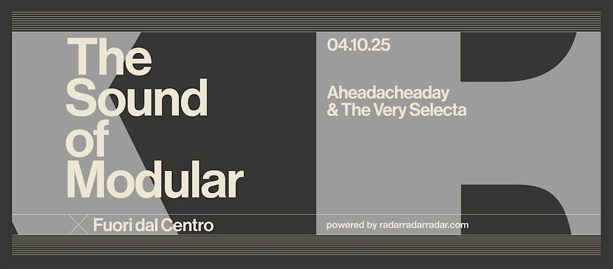 The Sound of Modular X Fuori dal Centro, 4 October | Event in Prata di Pordenone | AllEvents