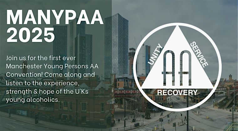 MANYPAA - Northwest Regional Young Persons AA Convention, 30 August | Event in Manchester | AllEvents
