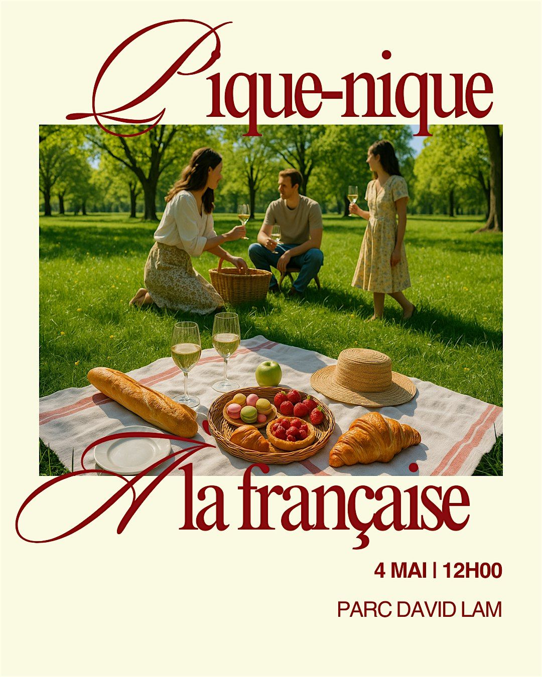 Pique-nique à la française – French-Style Picnic, 4 May | Event in Vancouver | AllEvents