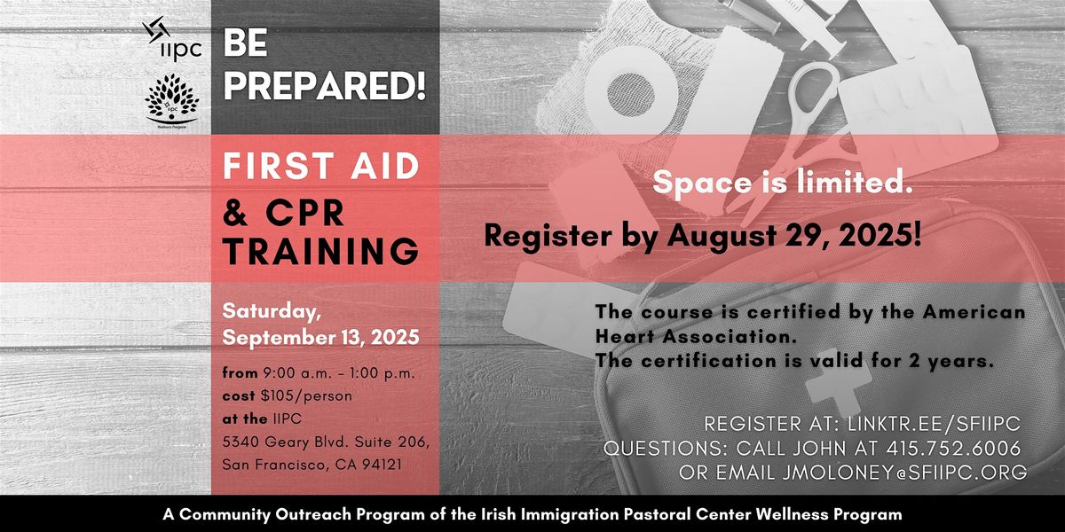 CPR & First Aid Training, 13 September | Event in San Francisco | AllEvents
