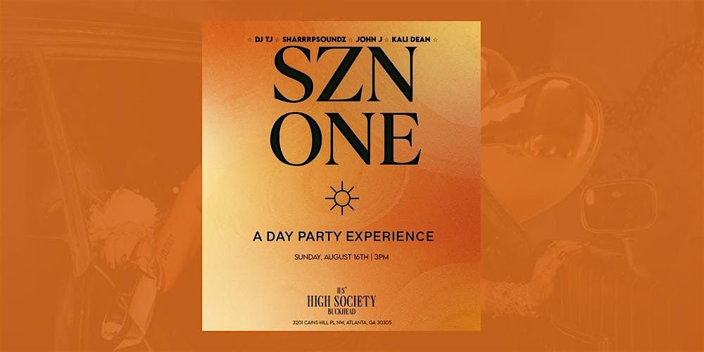SZN ONE // EP. The Wake, 16 August | Event in Atlanta | AllEvents
