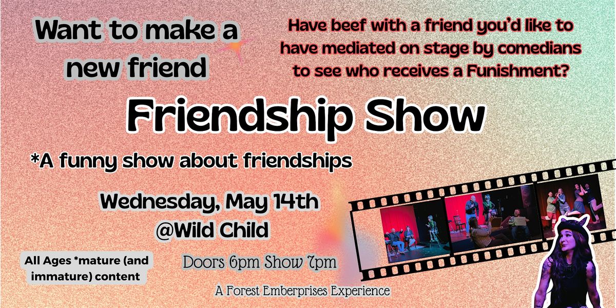 Friendship Show!, 14 May | Event in Olympia | AllEvents
