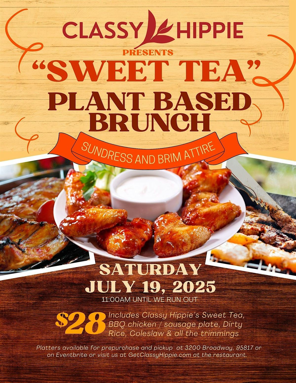 Sweet Tea - Plant Based Brunch & Day Party | Event in Sacramento | AllEvents