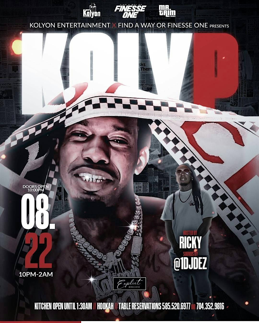 Kolyon P at Explict Bistro & Lounge, 22 August | Event in Charlotte | AllEvents