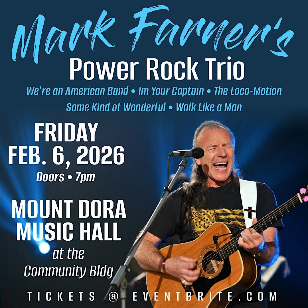 Mark Farner's Power Trio, 6 February | Event in Mount Dora | AllEvents