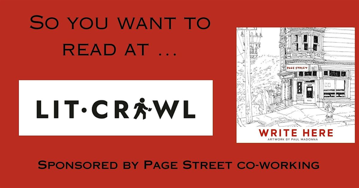 So you want to read at Lit Crawl?, 25 October | Event in San Francisco | AllEvents