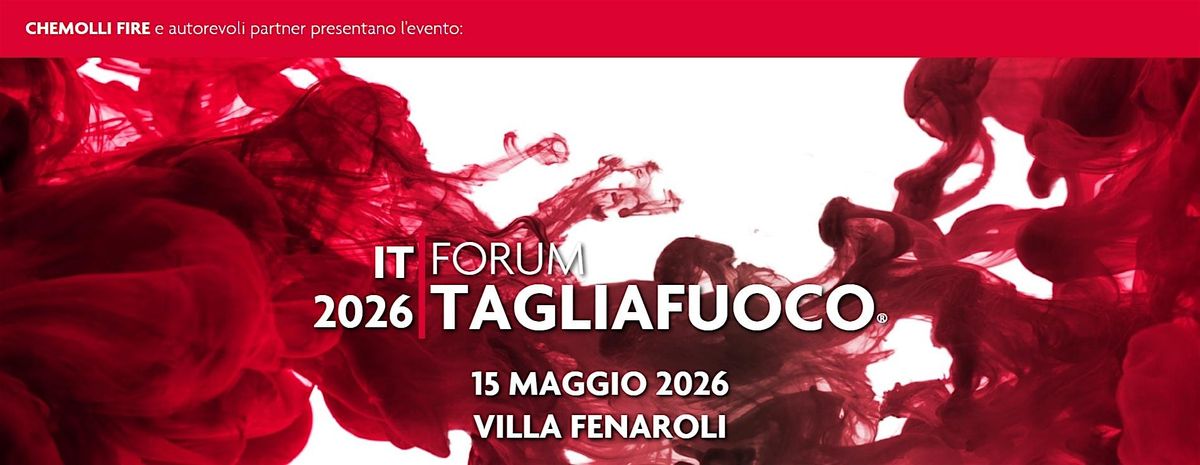 Forum Tagliafuoco ® 2026, 15 May | Event in Rezzato | AllEvents
