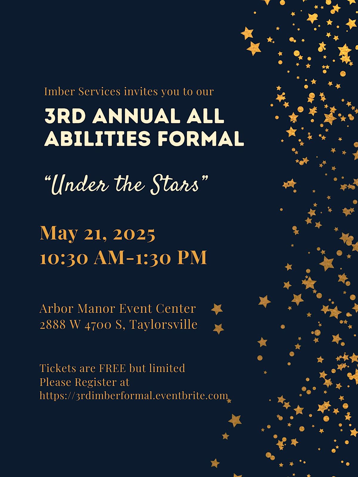 Imber's 3rd Annual All Abilities Formal, 21 May | Event in Salt Lake City | AllEvents