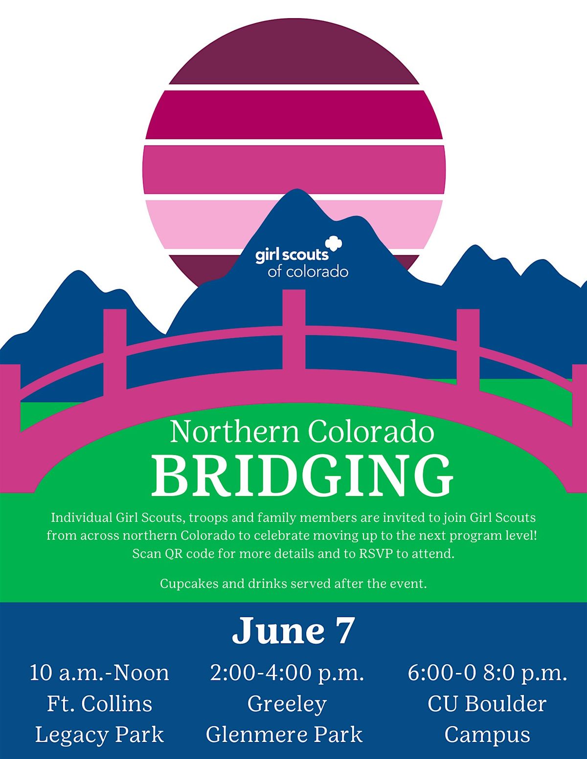 Northern Colorado Girl Scout Bridging Ceremony - Greater Fort Collins Area, 7 June | Event in Fort Collins