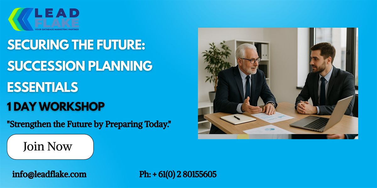 Business Succession Planning Workshop in Napier, 15 July | Event in Napier | AllEvents