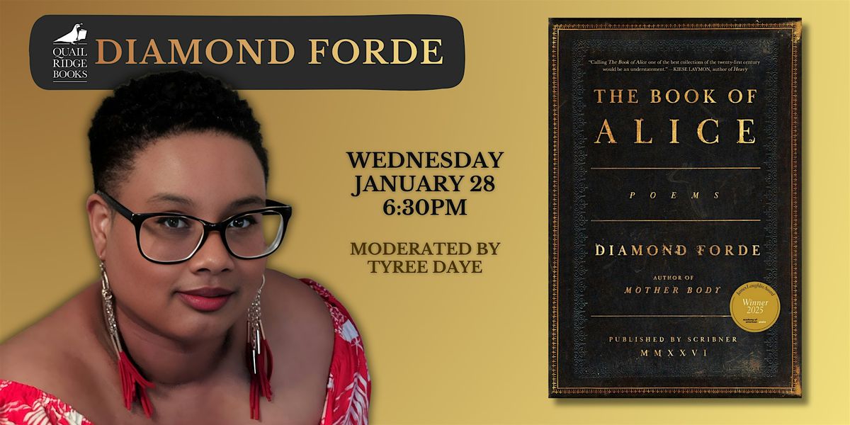 Diamond Forde | The Book of Alice, 28 January | Event in Raleigh | AllEvents
