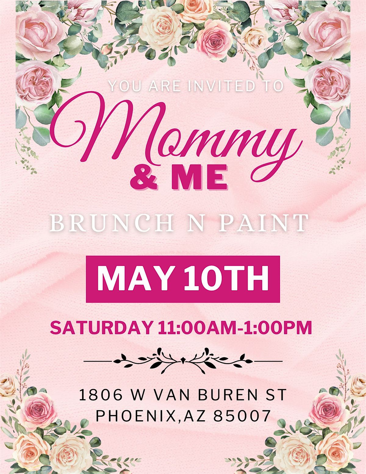 Mommy & Me Brunch & Paint | Event in Phoenix | AllEvents