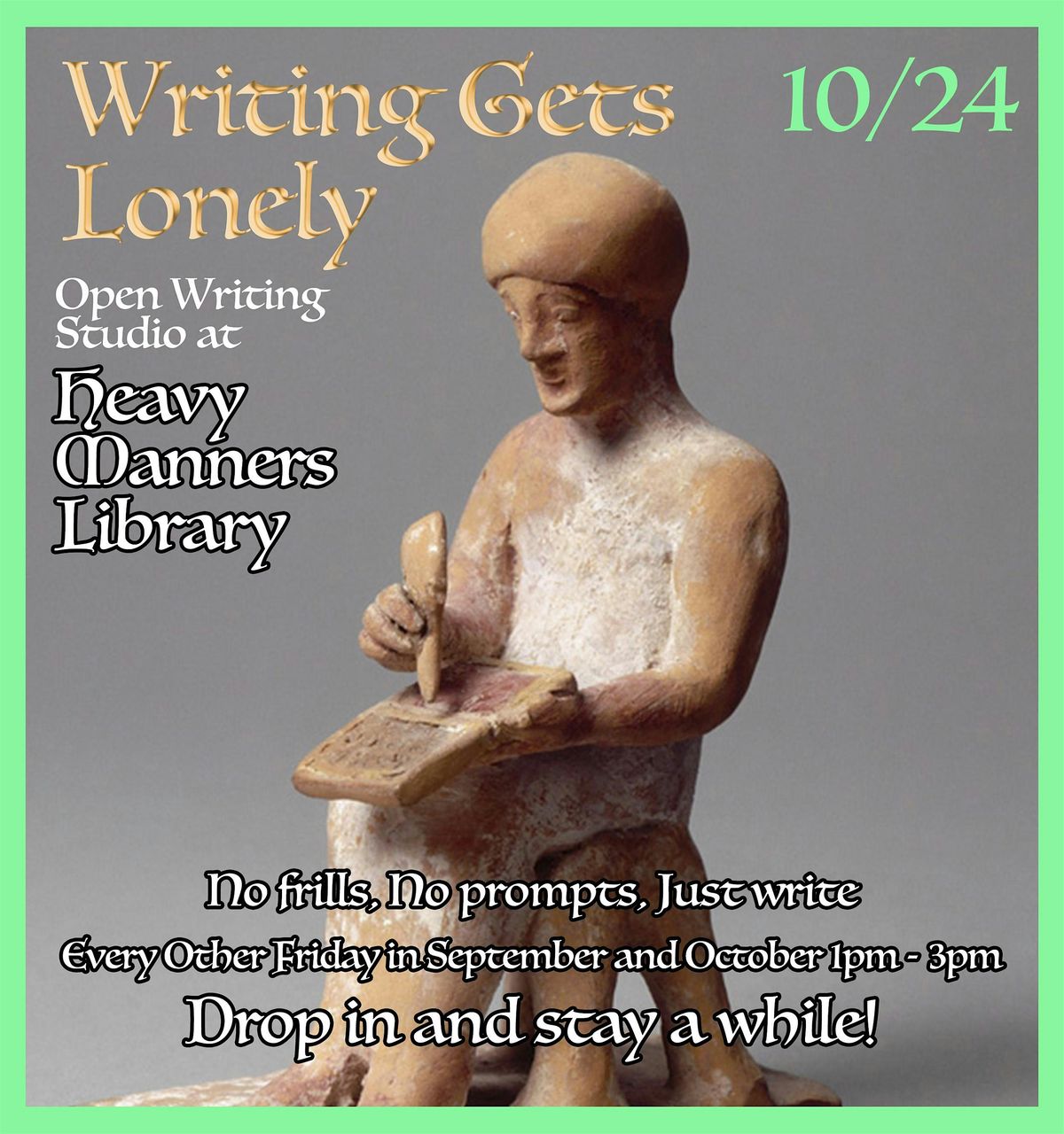 Writing Gets Lonely: Open Writing Studio (10/24), 24 October | Event in Los Angeles | AllEvents