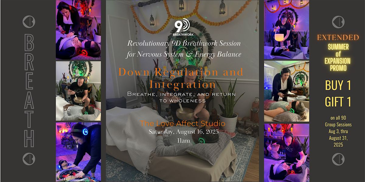 Down Regulation and Regeneration - 9D Breathwork Journey, 16 August | Event in Dallas | AllEvents