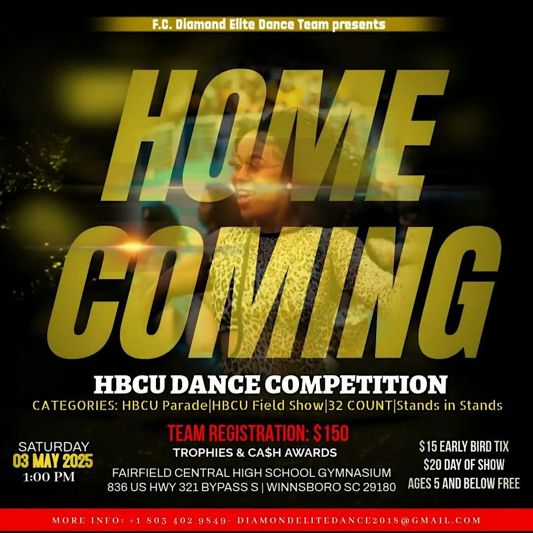HOMECOMING HBCU Dance Competition, 3 May | Event in Winnsboro | AllEvents