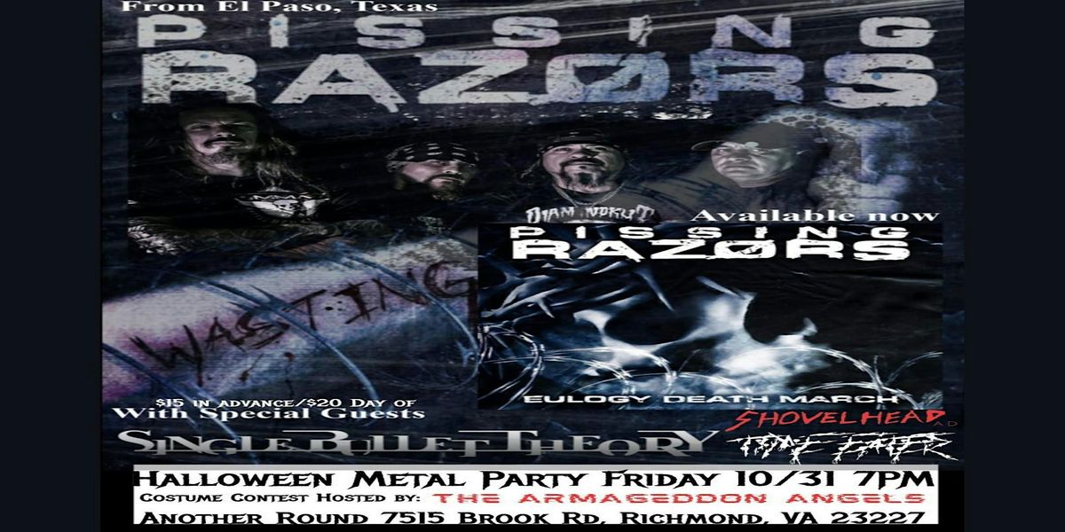 Pissing Razors and Single Bullet Theory, 31 October | Event in Richmond | AllEvents