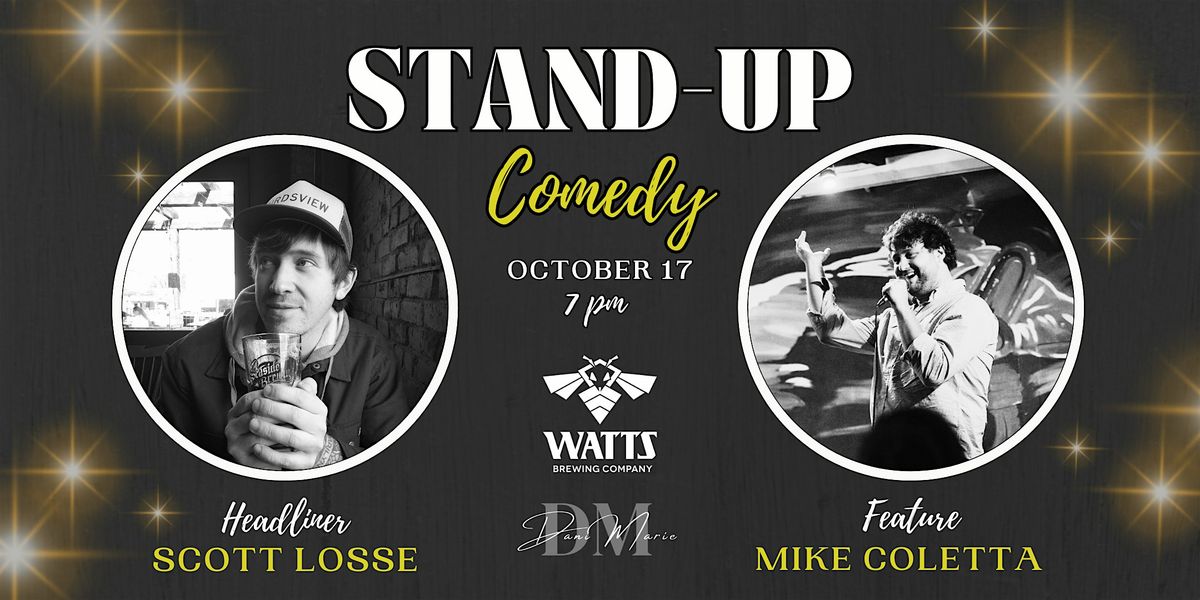 Stand Up Comedy with Scott Losse @ Watts Brewing Company, 17 October | Event in Woodinville | AllEvents