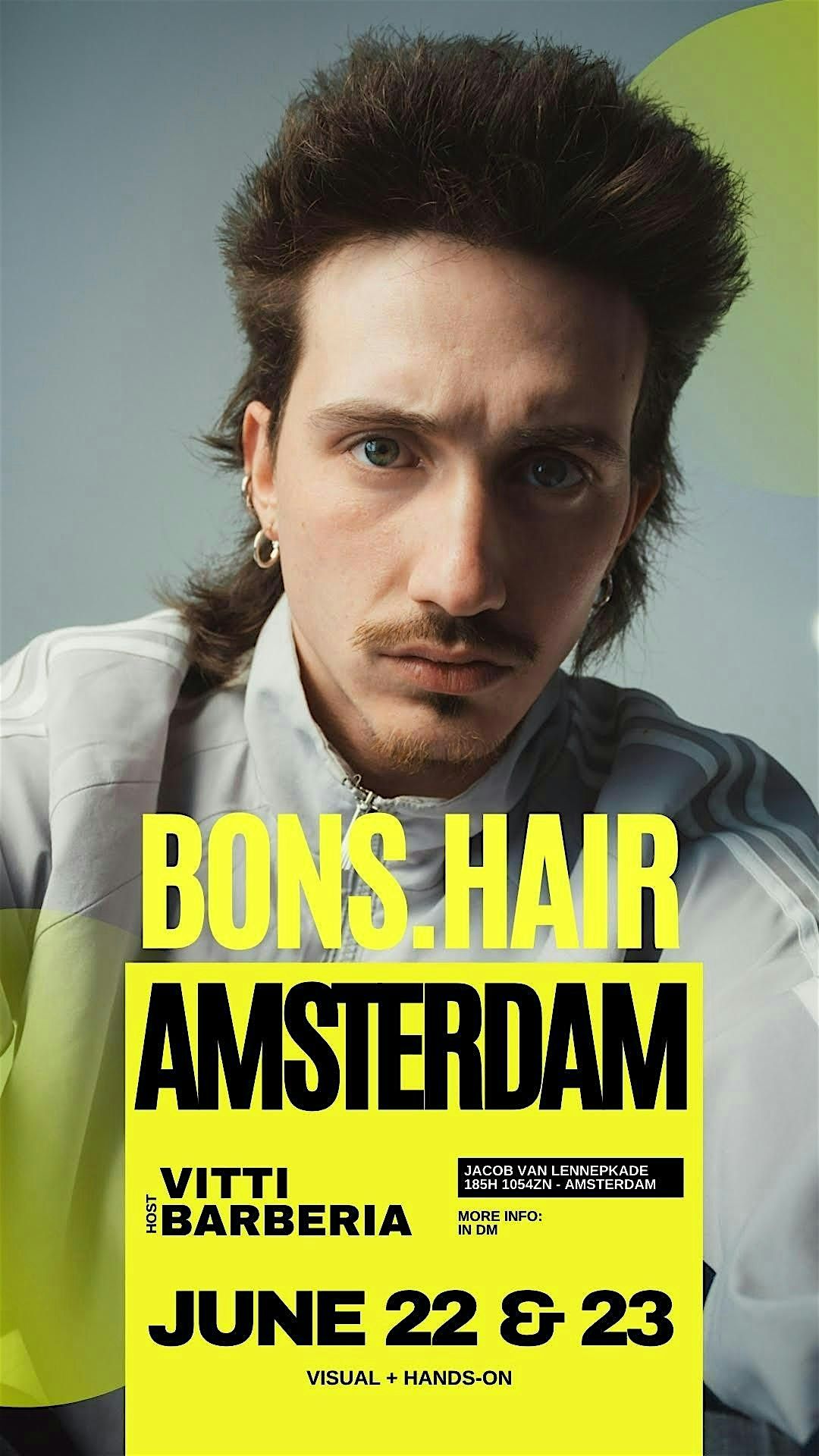 Bons.Hair X Vitti Barberia, 22 June | Event in Amsterdam | AllEvents