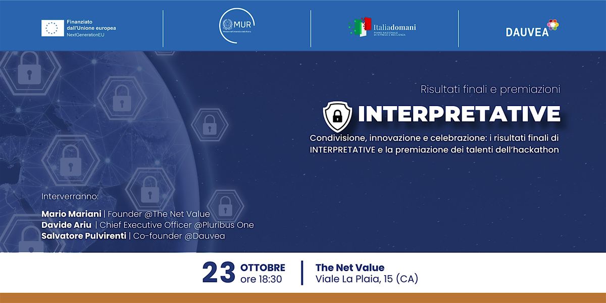 Interpretative | Risultati finali e premiazioni, 23 October | Event in Cagliari | AllEvents