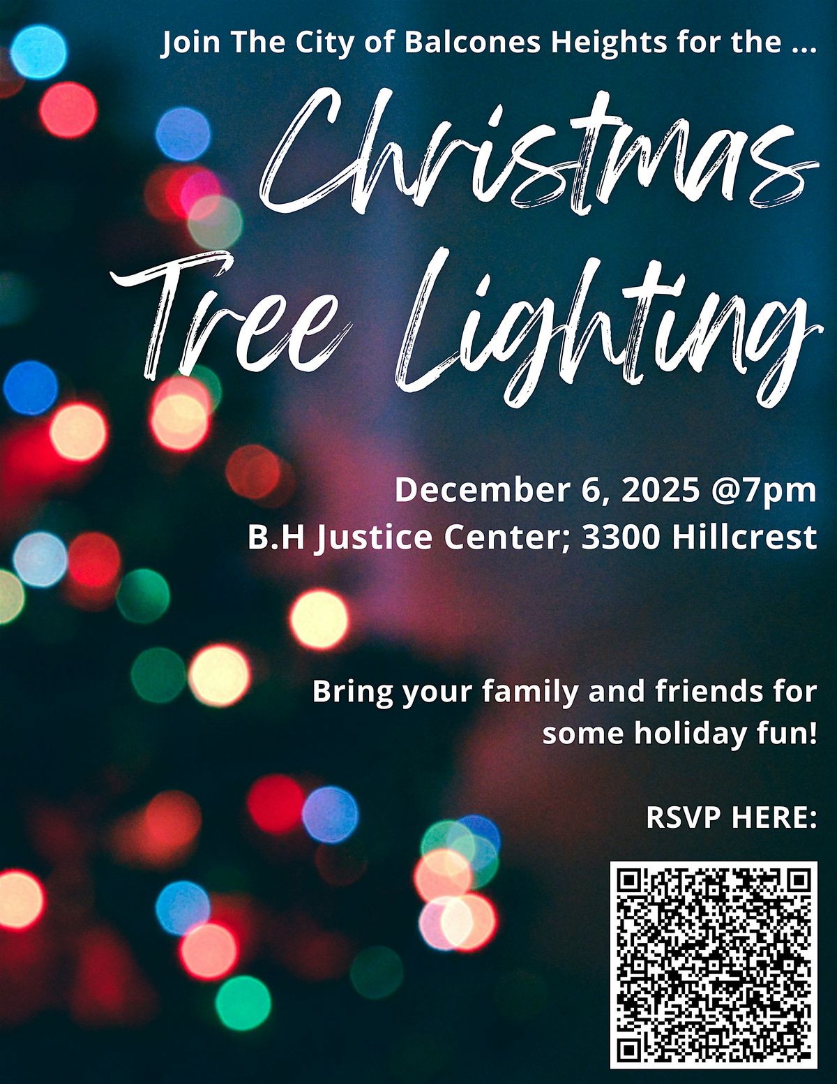 Christmas Tree Lighting, 6 December | Event in Balcones Heights | AllEvents