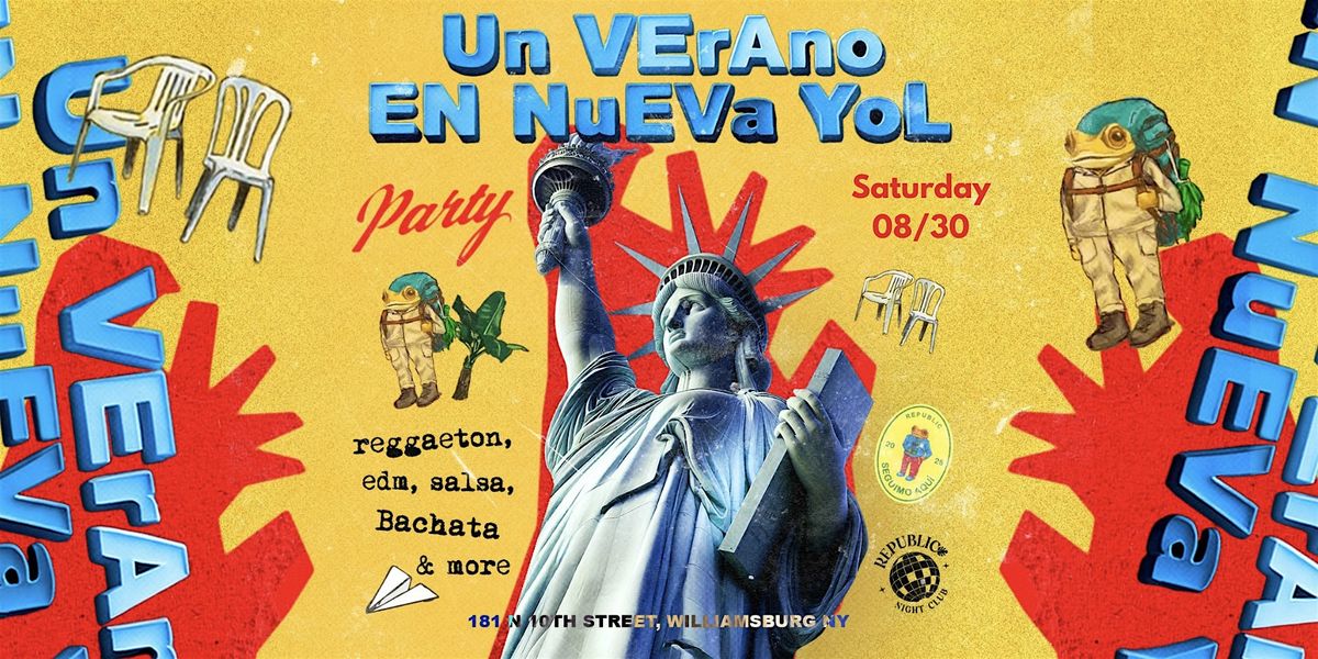 UN VERANO EN NUEVA YORK - REGGAETON SUMMER PARTY, 30 August | Event in Brooklyn | AllEvents