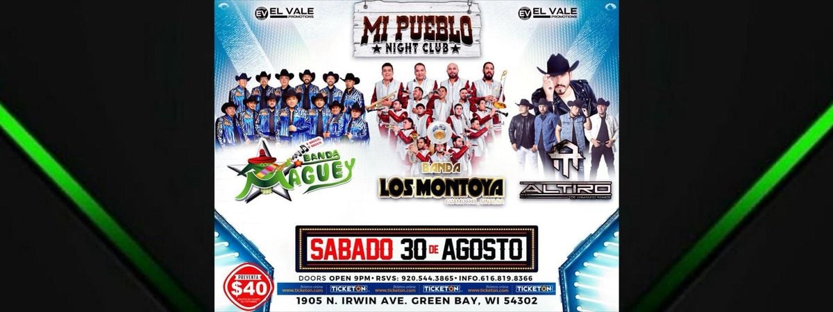 LOS MONTOYA, BANDA MAGUEY Y MAS, 30 August | Event in Green Bay | AllEvents