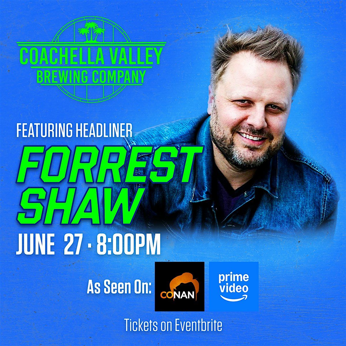 Forrest Shaw Comedy, 27 June | Event in Thousand Palms | AllEvents