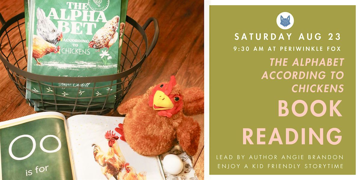 The Alphabet According to Chickens Book Reading at Periwinkle Fox, 23 August | Event in Pittsburgh | AllEvents