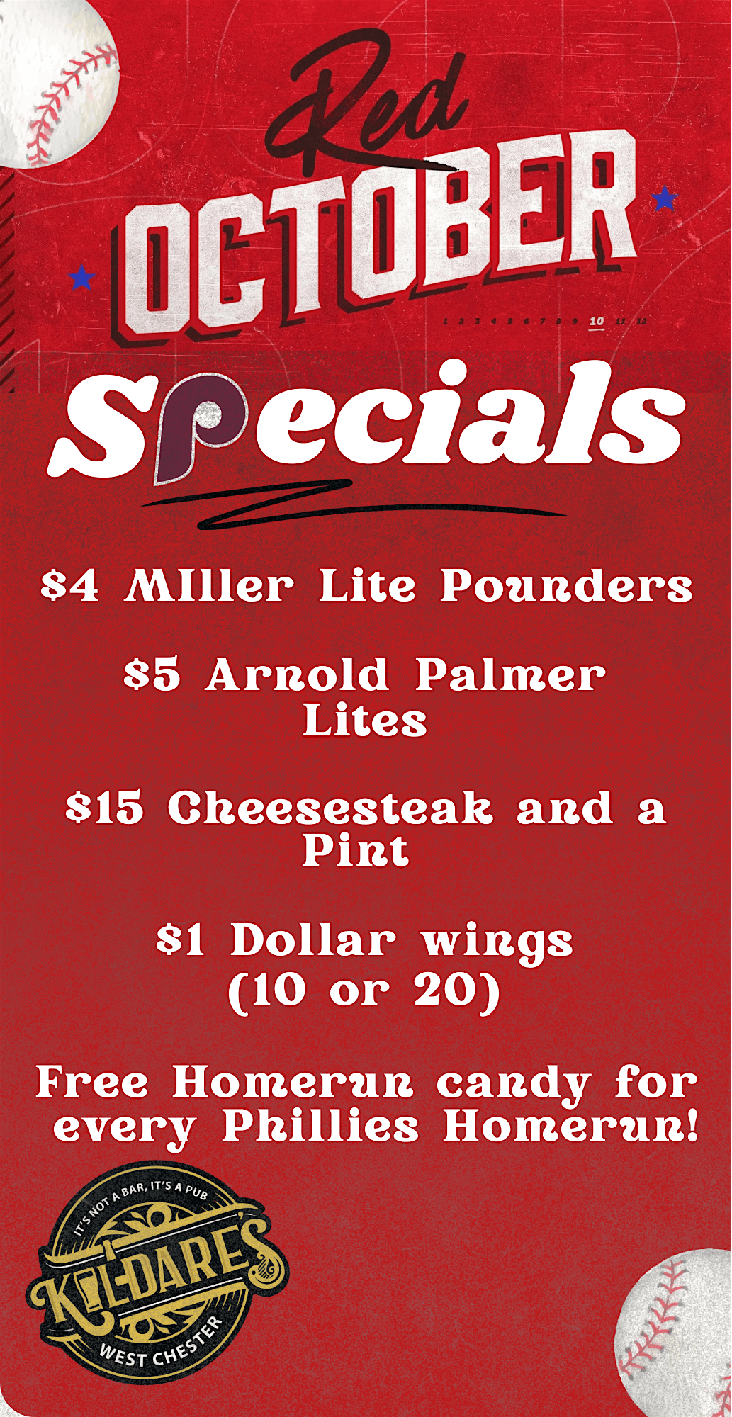 It's Red October: Phillies vs The Dodgers, 8 October | Event in West Chester | AllEvents