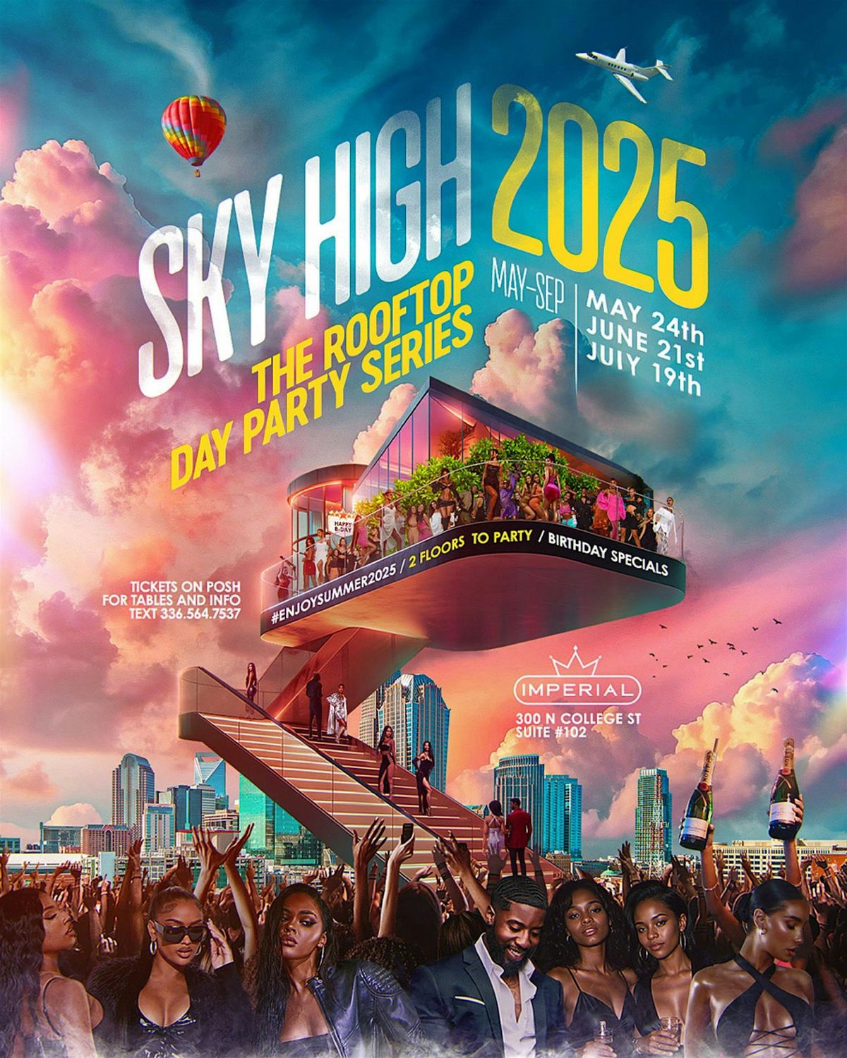 Sky high day party series ! | Event in Charlotte | AllEvents