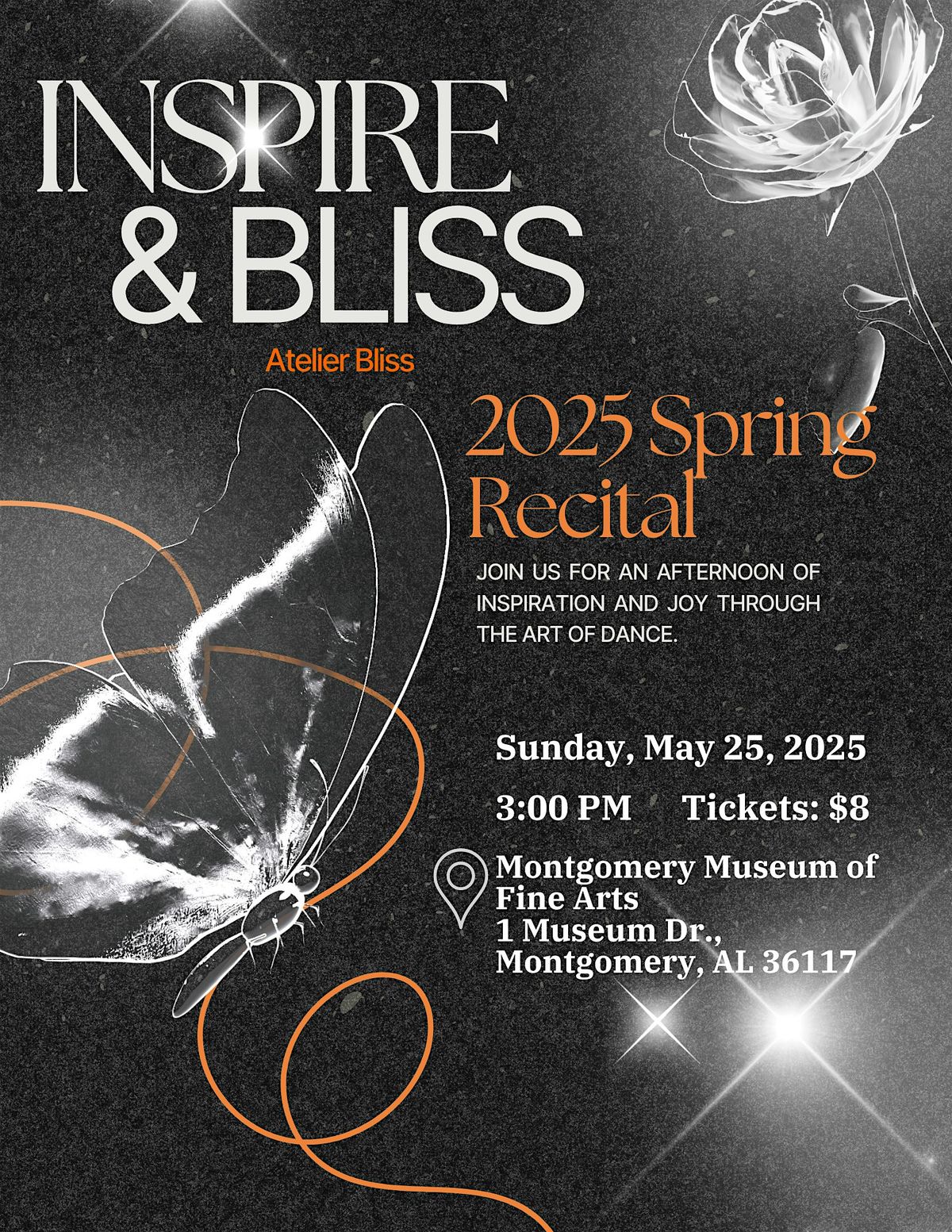 Atelier Bliss 2025 Spring Recital, 25 May | Event in Montgomery | AllEvents