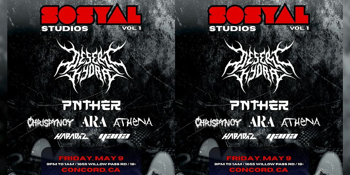 SOSYAL STUDIOS VOL.1, 9 May | Event in Concord | AllEvents